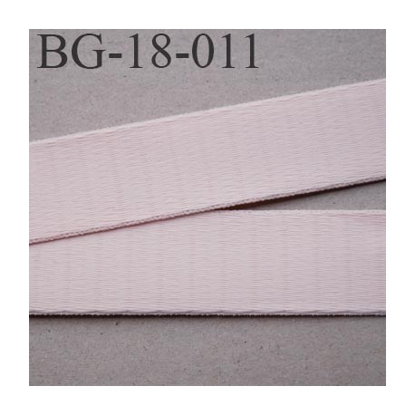 Devant bretelle 18 mm en polyamide attache bretelle rigide pour anneaux couleur candy ou rose pétale prix au mètre