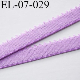 élastique 7 mm bretelle et lingerie couleur lilas mauve largeur 7 mm haut de gamme prix au mètre