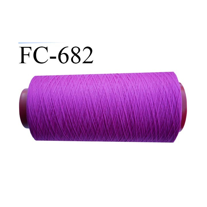 Cone 1000 mètres de fil mousse polyamide fil n°120 couleur pivoine  bobiné en France