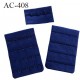 AC-408 Agrafe attache 50 mm rallonge extension de soutien gorge 4 rangés 4 crochets largeur 50 mm hauteur 73 mm couleur marine