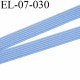 élastique 7 mm lingerie couleur bleu largeur 7 mm prix au mètre