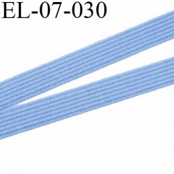 élastique 7 mm lingerie couleur bleu largeur 7 mm prix au mètre