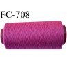 Cone 2000 mètres de fil mousse polyamide fil n°120 couleur fushia bobiné en France