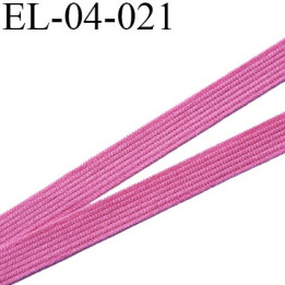 élastique  4 mm  lingerie couleur pivoine fushia largeur 4 mm prix au mètre