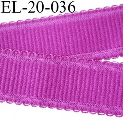 Elastique 20 mm bretelle et lingerie et autre très belle qualité 40 % d'élasticité couleur pivoine largeur 20