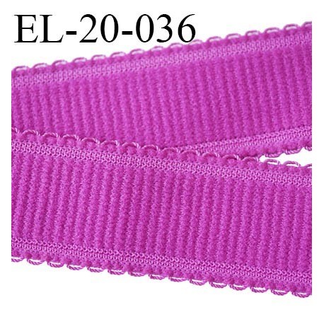 Elastique 20 mm bretelle et lingerie et autre très belle qualité 40 % d'élasticité couleur pivoine largeur 20