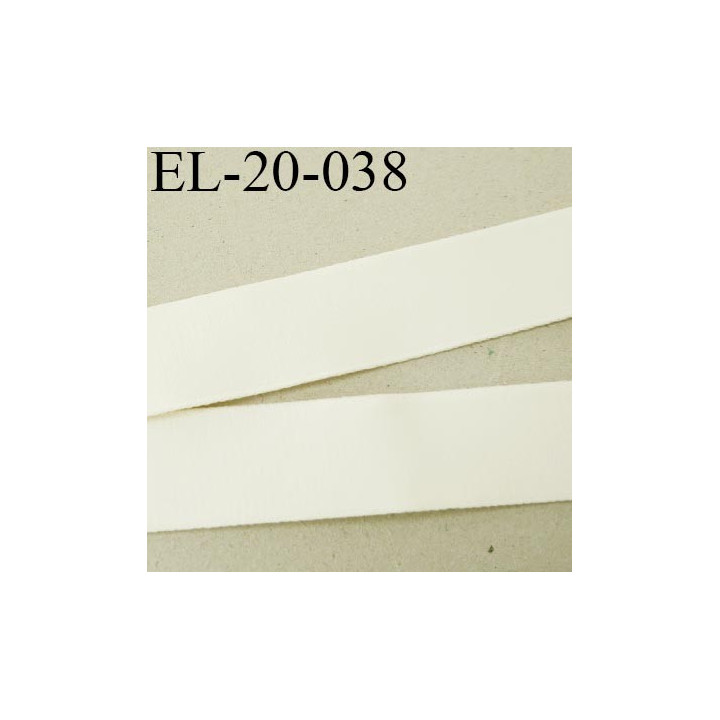 Elastique 19 mm bretelle et lingerie doux et forte élasticité couleur chantilly haut de gamme largeur 19 mm prix au mètre
