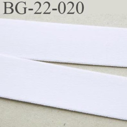 Devant bretelle 22 mm en polyamide attache bretelle rigide  pour les anneaux couleur naturel prix au mètre