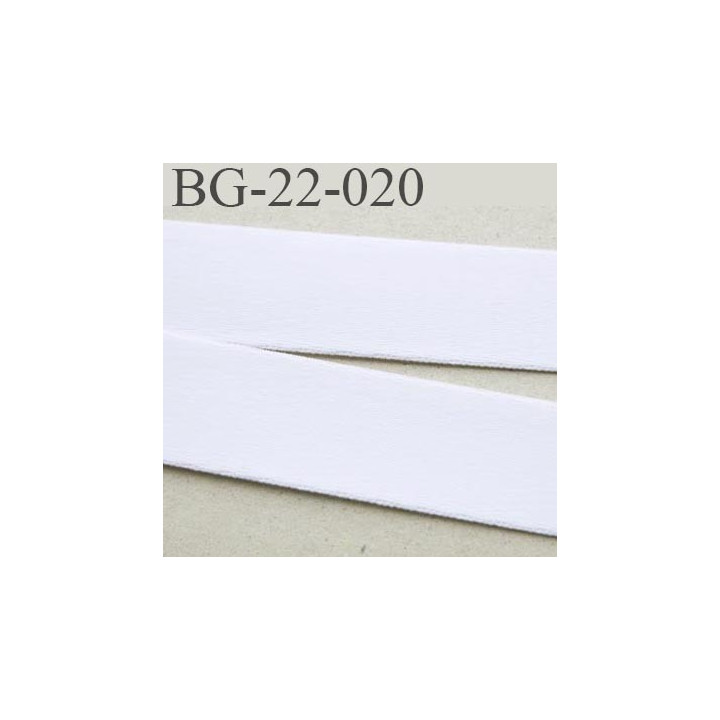 Devant bretelle 22 mm en polyamide attache bretelle rigide  pour les anneaux couleur naturel prix au mètre