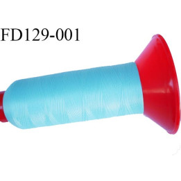 Destockage Cone 2500 m fil mousse polyamide n°120 couleur lagon longueur 2500 mètres  bobiné en France