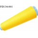 Destockage cone 3000 mètres de fil mousse polyester fil n°120 couleur jaune longueur 3000 m