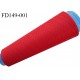 Destockage cone 3000 mètres de fil mousse polyester fil n°120 couleur rouge longueur 3000 m