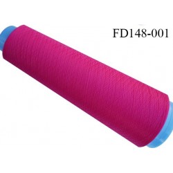 Destockage cone 3000 mètres de fil mousse polyester fil n°120 couleur fushia longueur 3000 m