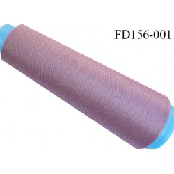 Destockage cone 3000 mètres de fil mousse polyester fil n°120 couleur vieux rose longueur 3000 m