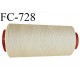 Cone 1000 mètres de fil mousse n°90 polyamide fil super qualité couleur chair clair longueur 1000 m bobiné en France