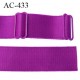 Bretelle 25 mm lingerie SG couleur pourpre brillant très haut de gamme largeur 25 mm longueur 30 cm prix à la pièce