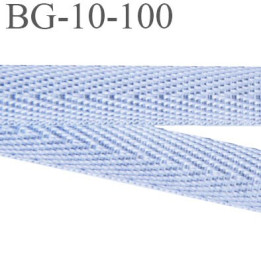 biais sergé galon 10 mm ruban polyester et coton couleur gris veiné  largeur 10 mm prix au mètre