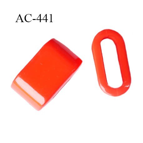 arret stop cordon 12 mm spécial lingerie en pvc couleur orange passage intérieur 9 mm par 3 mm prix a la pièce