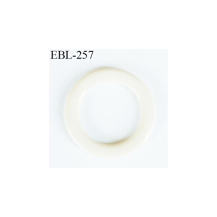 anneau métallique 8 mm plastifié écru brillant laqué pour soutien gorge diamètre intérieur 8 mm prix à l'unité haut de gamme