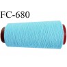 CONE de 5000 m fil polyester fil n° 120 couleur bleu longueur de 5000 mètres bobiné en France
