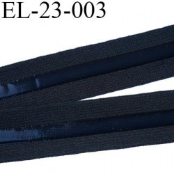 Elastique 23 mm anti-glisse couleur noir largeur 23 mm largeur de la bande anti glisse 7.5 mm prix au mètre