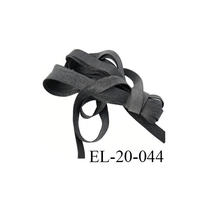 Elastique 19.5 mmcaoutchouc laminette naturel largeur 19.5 mmx 0.5 mm très résistantes couleur noir made in France prix au mètre