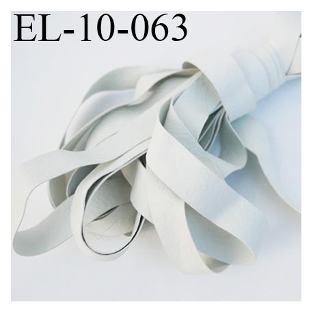 elastique 9.5 mm couleur gris blanc made in france elastique 9.5 mm caoutchouc laminette naturel très résistance prix au mètre