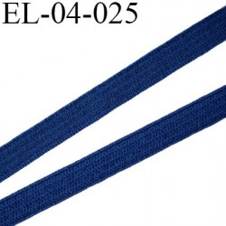 élastique plat 4 mm couleur bleu marine clair souple largeur 4 mm prix au mètre