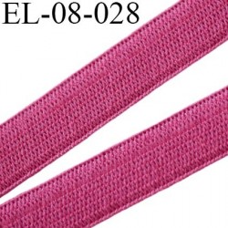 élastique 8 mm plat souple couleur fushia largeur 8 mm prix au mètre