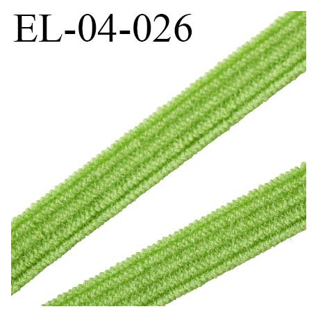 élastique plat 4 mm couleur vert souple largeur 4 mm prix au mètre