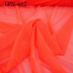 Powernet spécial lingerie extensible les deux sens couleur orange fluo haut de gamme largeur 180 cm prix pour 10 cm de longueur