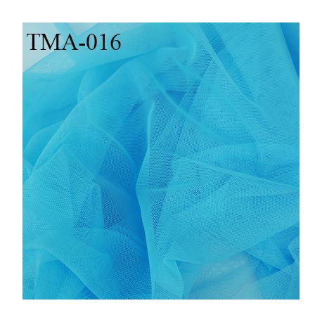 marquisette tulle spécial lingerie haut de gamme couleur bleu turquoise largeur 150 cm prix pour 10 cm