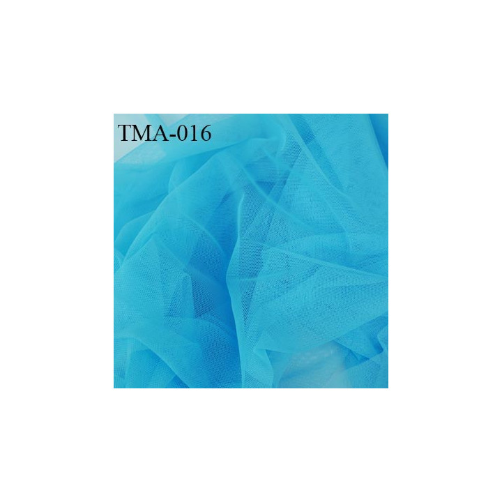 marquisette tulle spécial lingerie haut de gamme couleur bleu turquoise largeur 150 cm prix pour 10 cm