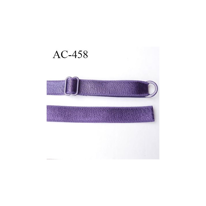 bretelle 12 mm lingerie SG  largeur 12 mm longueur 22 cm haut de gamme barrette et anneaux métal plastifié prix pièce