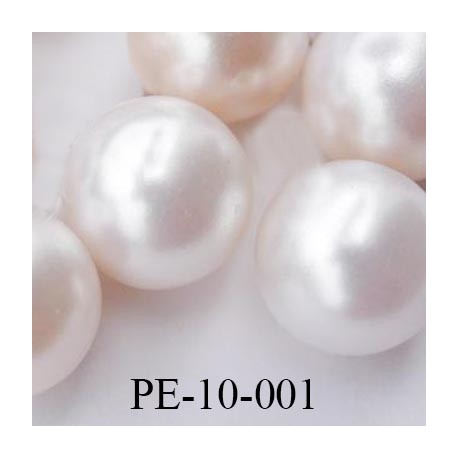 Perle nacré 10 mm attention non percée très belle diamètre 10 mm prix de la pièce