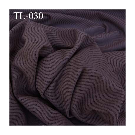 Tissu lingerie couleur marron chocolat très haut de gamme largeur 150 cm prix pour 10 centimètres de longueur tissu ajouré
