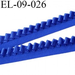 élastique lingerie 9 mm couleur bleu trop beau magnifique fabriqué en France largeur 9 mm prix au mètre