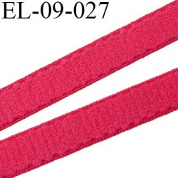 élastique lingerie 9 mm couleur rouge coquelicot grande marque fabriqué en France largeur 9 mm  prix au mètre