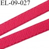 élastique lingerie 9 mm couleur rouge coquelicot grande marque fabriqué en France largeur 9 mm prix au mètre