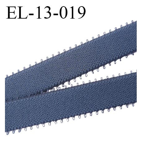 élastique lingerie picot 13 mm couleur gris subway grande marque fabriqué en France largeur 13 mm prix au mètre