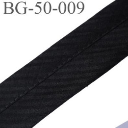 sangle biais ruban gallon haut de gamme couleur noir à rayures en biais largeur 5 cm souple  très solide 