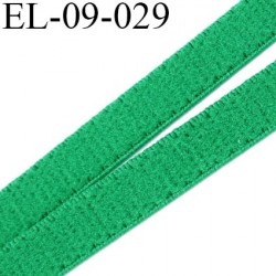 élastique lingerie 9 mm couleur vert grande marque fabriqué en France largeur 9 mm  prix au mètre