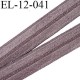 Elastique pré plié 12 mm lingerie couleur marron glacé grande marque fabriqué en France largeur 12 mm prix au mètre