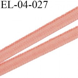 Elastique 4 mm fin spécial lingerie polyamide élasthanne couleur rose mistinguette   largeur 4  mm prix au mètre