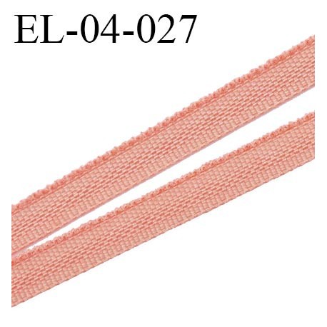 Elastique 4 mm fin spécial lingerie polyamide élasthanne couleur rose mistinguette largeur 4 mm prix au mètre