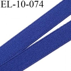 élastique lingerie 10 mm petit grain couleur bleu grande marque fabriqué en France largeur 10 mm prix au mètre