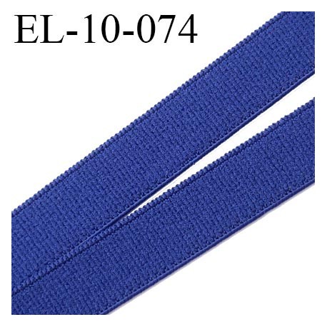 élastique lingerie 10 mm petit grain couleur bleu grande marque fabriqué en France largeur 10 mm  prix au mètre