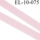 élastique lingerie 10 mm couleur rose pink doux aspect velours grande marque fabriqué en France largeur 10 mm  prix au mètre