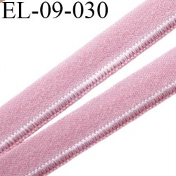 élastique lingerie 9 mm couleur rose garçonne belle élasticité grande marque fabriqué en France largeur 9 mm prix au mètre