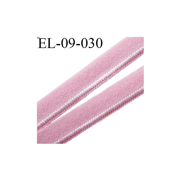 élastique lingerie 9 mm couleur rose garçonne belle élasticité grande marque fabriqué en France largeur 9 mm  prix au mètre